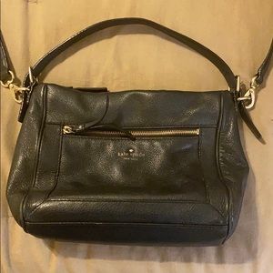 Kate Spade black purse with shoulder strap